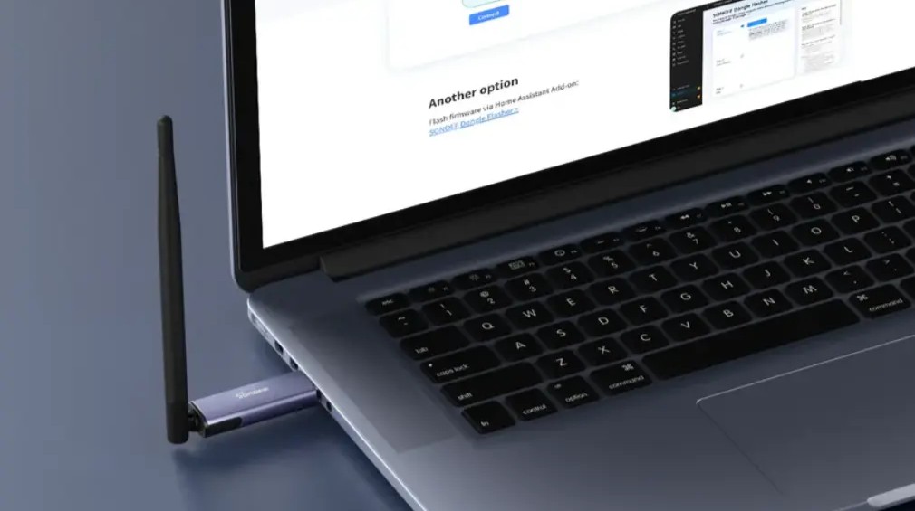 sonnof dongle mg24 zigbee thread usb adaptér zapojení do pc evtech_cz